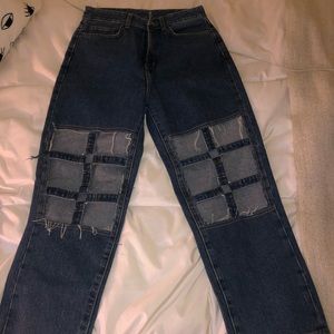 CARMAR DENIEM- cut out mom jeans (dark wash)